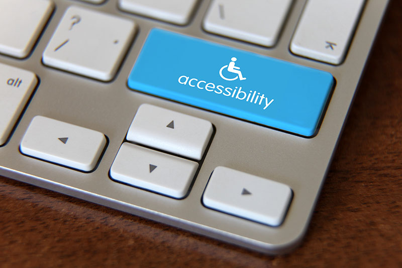 Image of accessibility keyboard