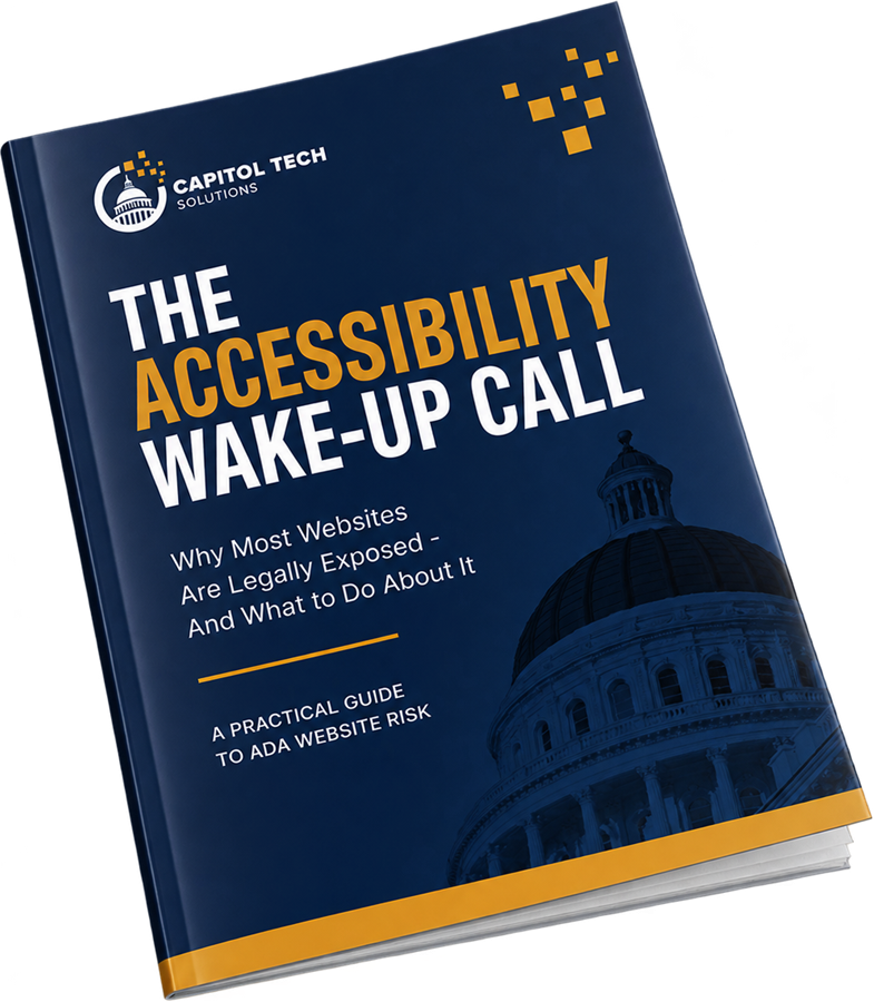 The Accessibility Wake-Up Call cover