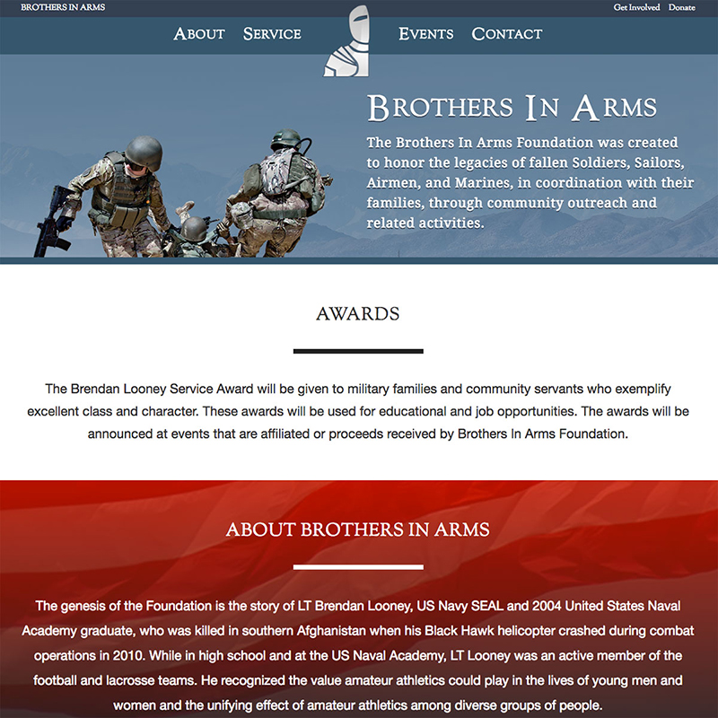 BIA Foundation Website Design Screenshot 1