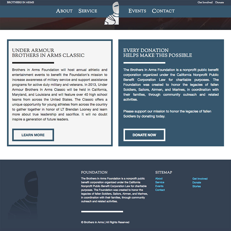 BIA Foundation Website Design Screenshot 2