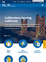 California Department of Human Resources on iPad