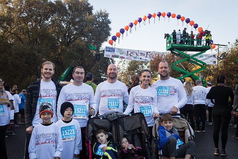 Capitol Tech Solutions participants for run to feed the hungry