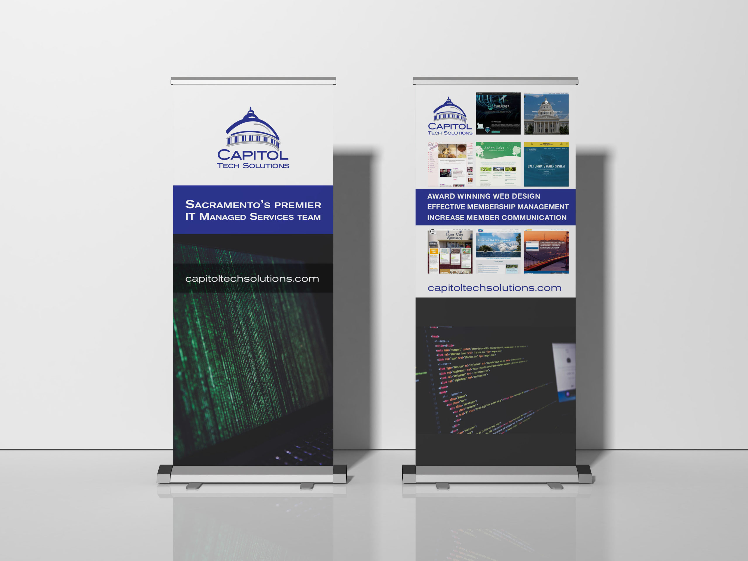 Capitol Tech Solutions Banner Stands