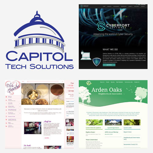 Web Design Banner Stand for Capitol Tech Solutions
