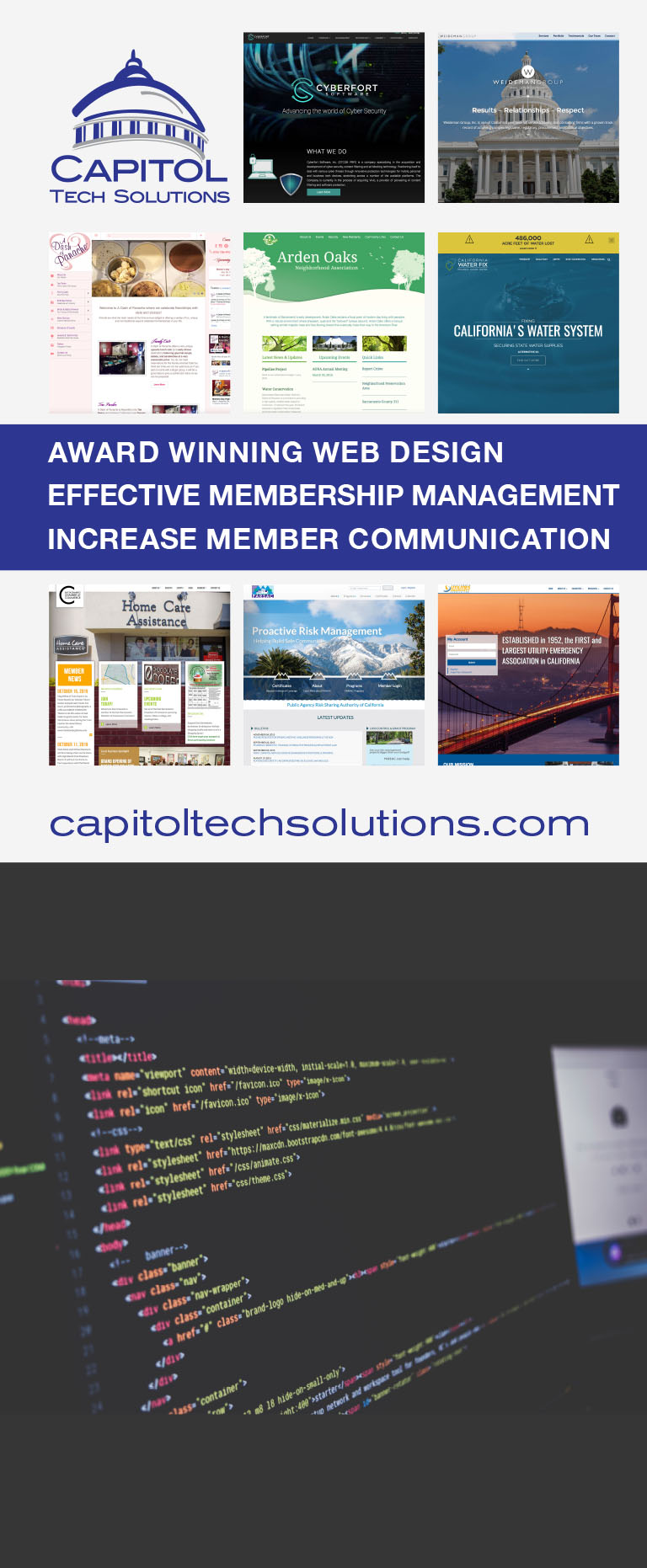 Capitol Tech Solutions Web Design Banner
