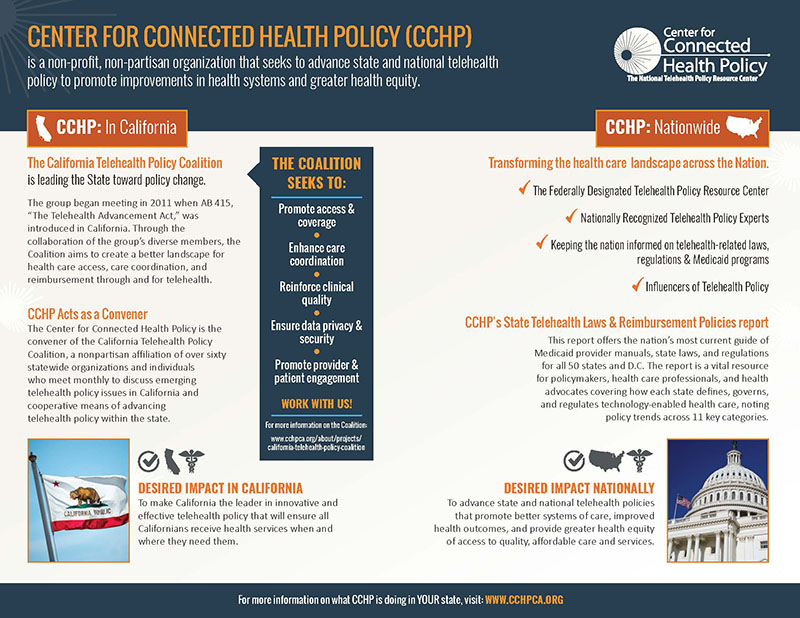 Center for Connected Health Policy brochure page 2