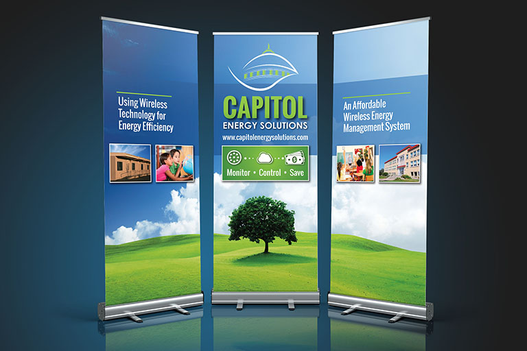 Capitol Energy Solutions Banner Stands