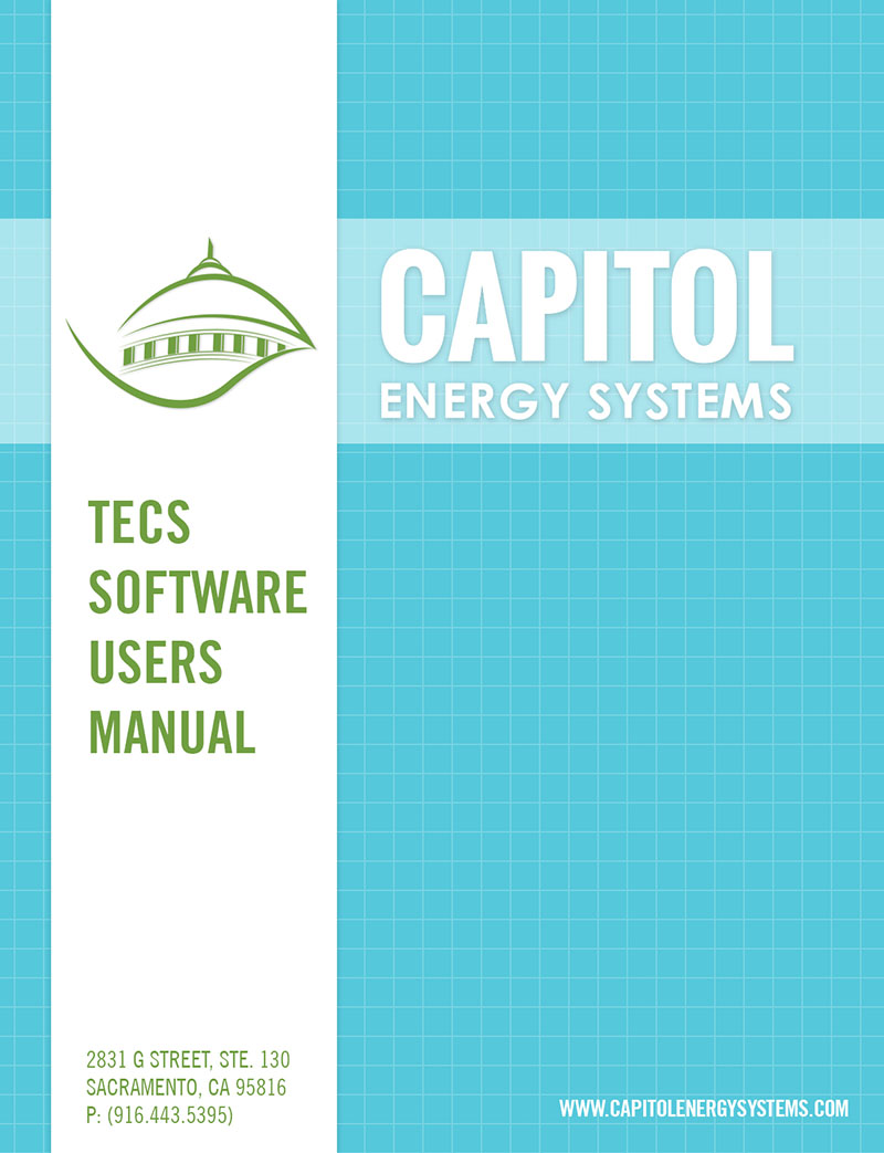 Users Manual for Capitol Energy Systems