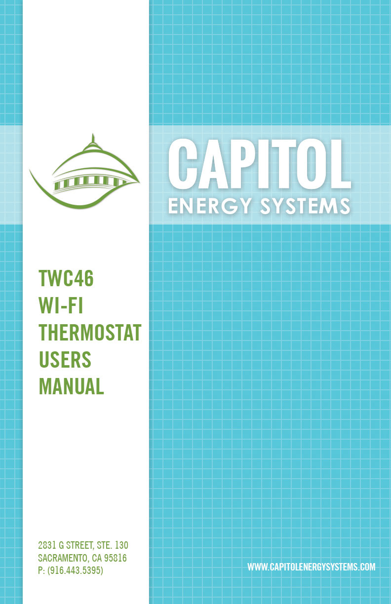 Capitol Energy Systems TWC46 Users Manual