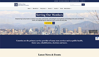 California State Association of Counties on iMac