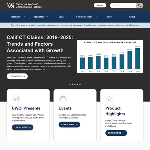 California Workers’ Compensation Institute
