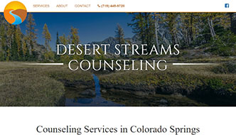 Desert Streams Counseling on iMac
