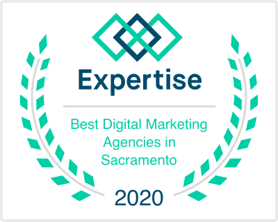 Top user experience & web design agency in Sacramento badge