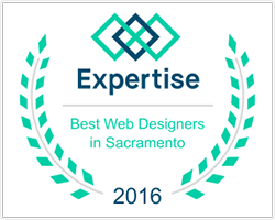 Listed in Expertise's Best Web Designers in Sacramento in 2016