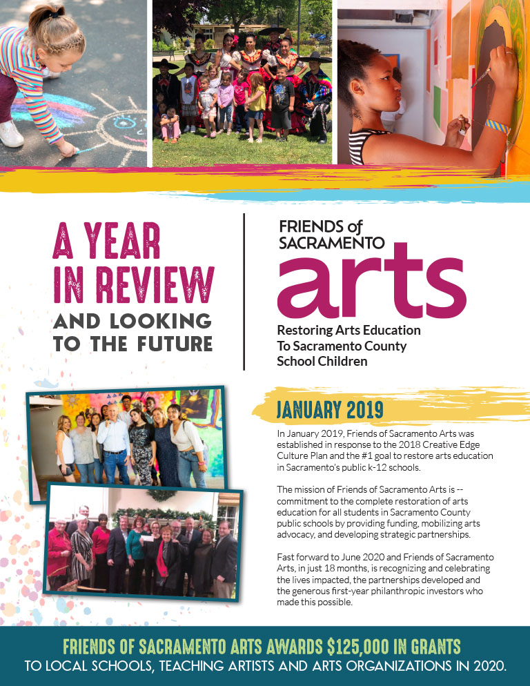 Report for Friends of Sacramento Arts