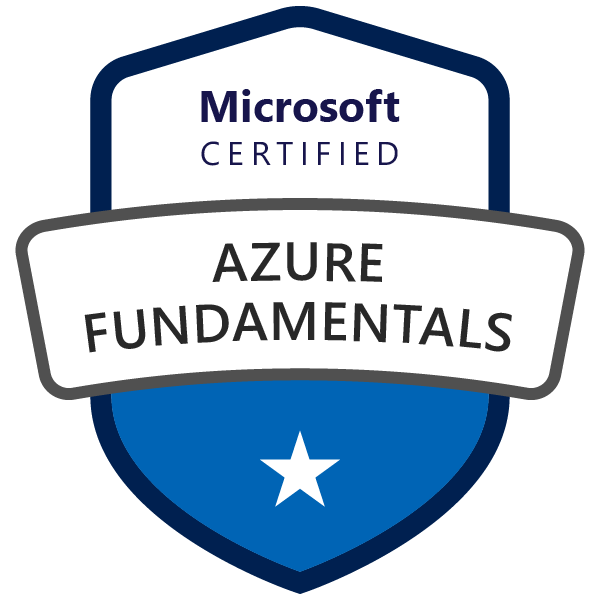 Microsoft Certified Azure Fundamentals badge