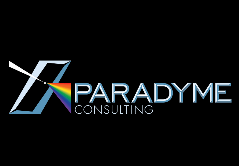 Paradyme Consulting Logo on dark background