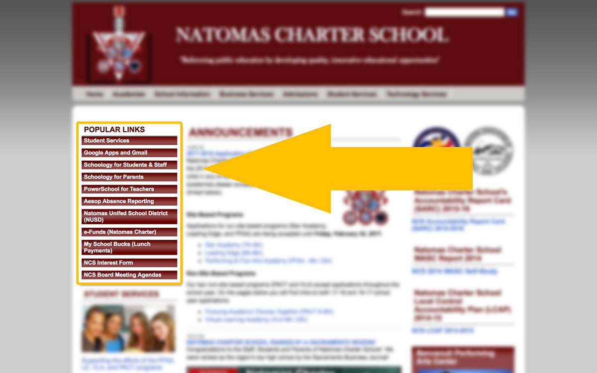 Charter School Example 4 A Screenshot