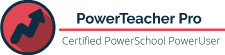 Badge to show Capitol Tech Solutions is a Certified PowerSchool PowerUser for PowerTeacher Pro