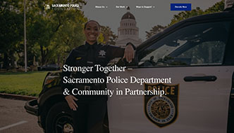 Sacramento Police Foundation on iMac