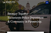 Sacramento Police Foundation on Macbook