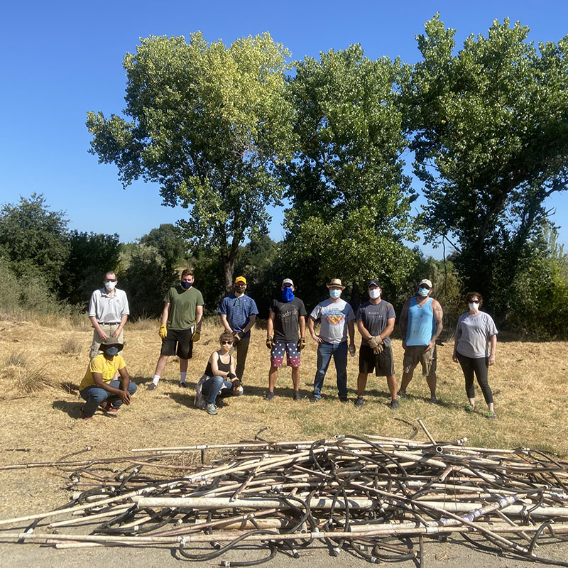 Capitol Tech Solutions employees at Sutter's landing