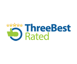 ThreeBest Rated Award for being a top three website design agency in Sacramento 
