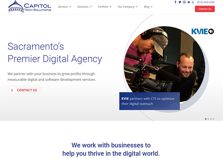 Capitol Tech Solutions announces the launch of its redesigned website!